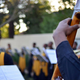People in the Soweto township of Johannesburg sing songs in Mandela's honor. (Getty Images)